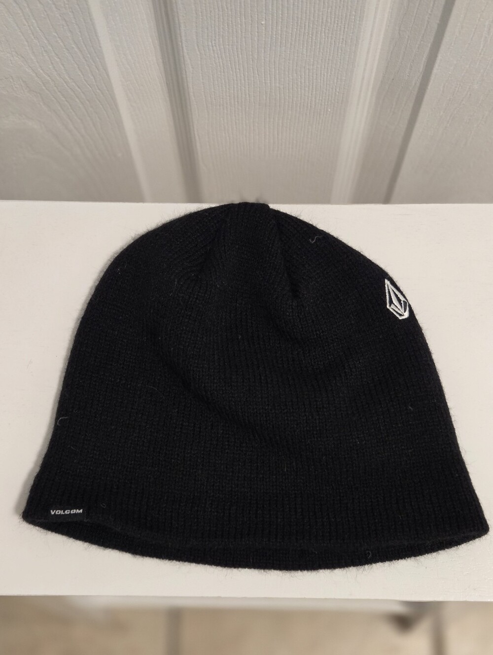 (5/$25) Volcom Black True To This Skull Beanie Unisex